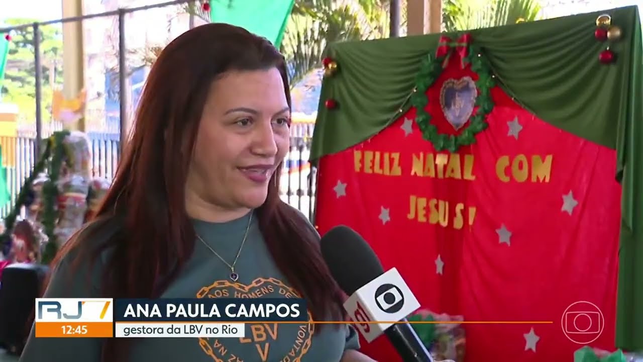 Victor Meirelles é Artista de Boa Vontade - Campanha combate a fome e de um natal melhor - RJ1 Globo
