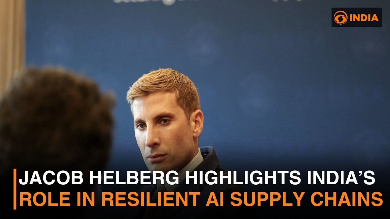 Jacob Helberg Highlights India’s Role in Resilient AI Supply Chains