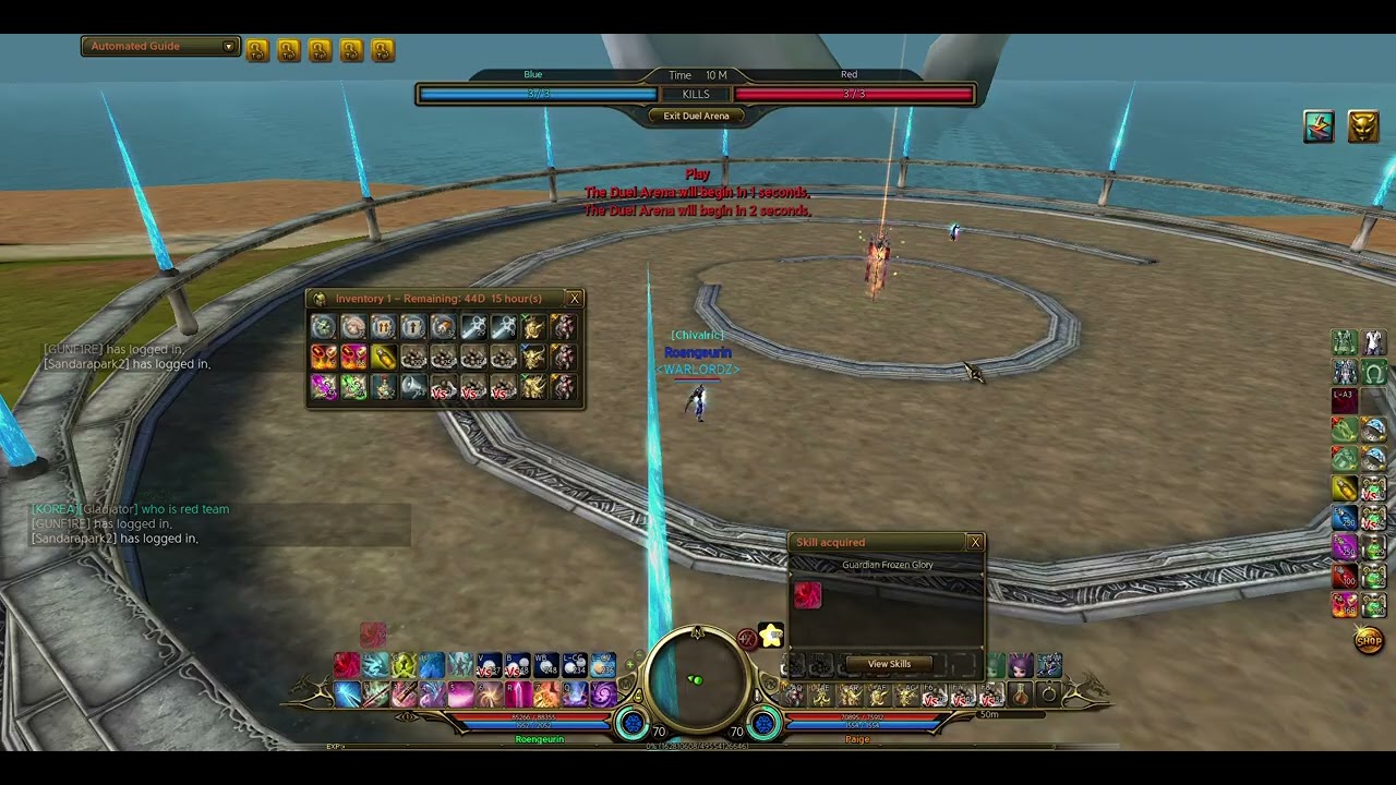 Paige lV70 Guardian VS Roengeurin Lv70 Guardian