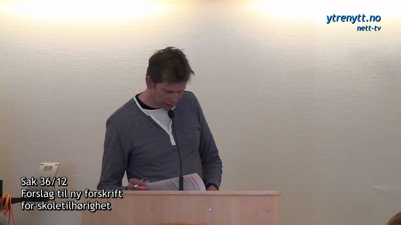Sak 36/12 SKOLETILH&Oslash;RIGHET OG SKOLEBYTTE