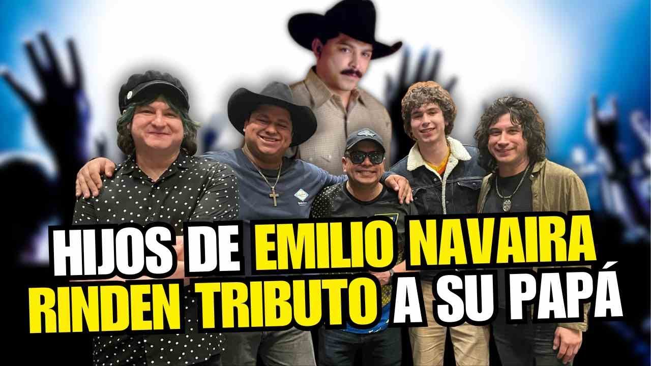 HIJOS DE EMILIO NAVAIRA RINDEN TRIBUTO A SU PAPÁ