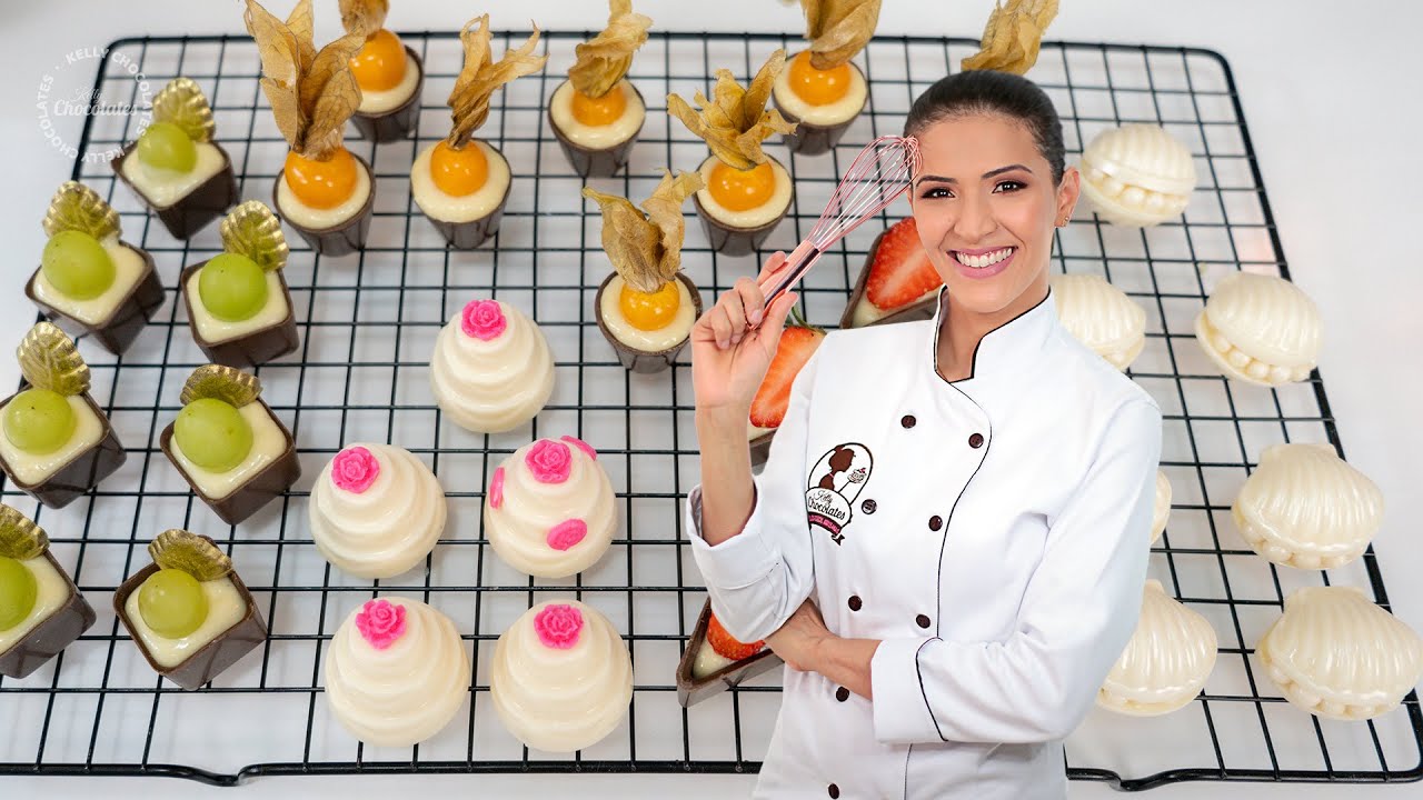 5 OPÇÕES DE DOCES FINOS PARA FESTA DE CASAMENTO & ANIVERSÁRIO COM APENAS UM RECHEIO | ⚡ Curso Rápido