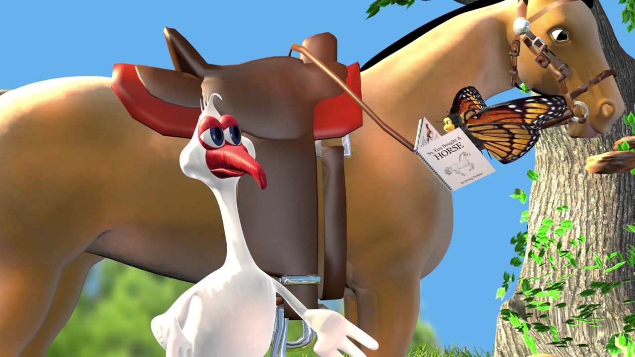 Bud and Lou | Shoo-ing A Horse | Pencilman Animations