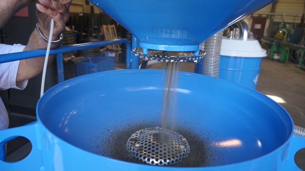 Sand blast sin polvo y aspiradora industrial HELIOS ACF MEXICO sandblasting