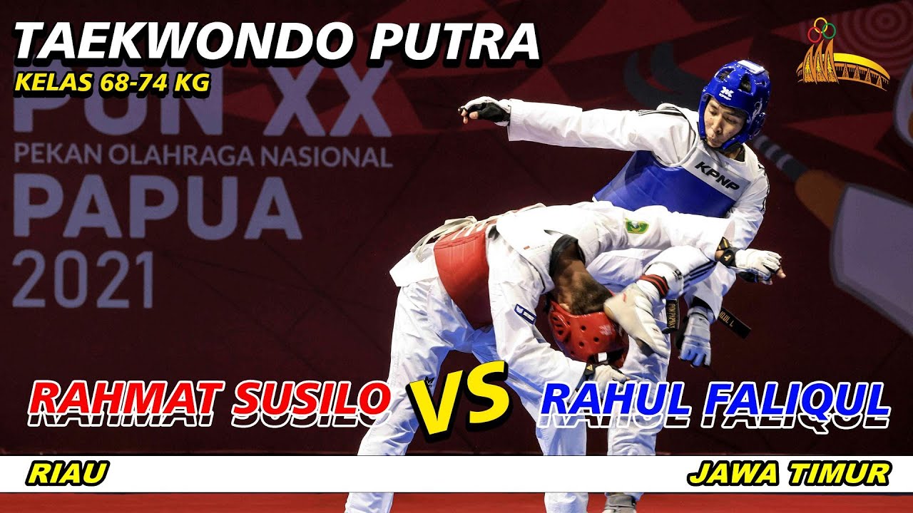 Taekwondo PON Papua I  Jatim vs Riau