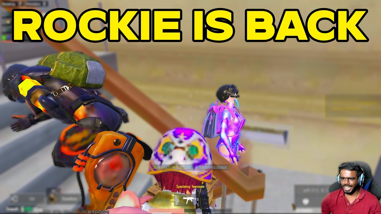 😱 1vs8 Done By ROCKIE 😱