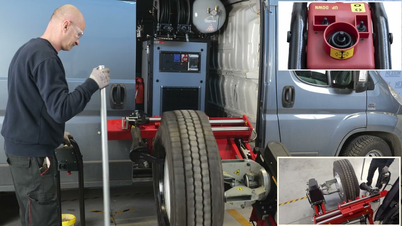 SICE - S50A MOBILE TRUCK TIRE - HOW TO USE