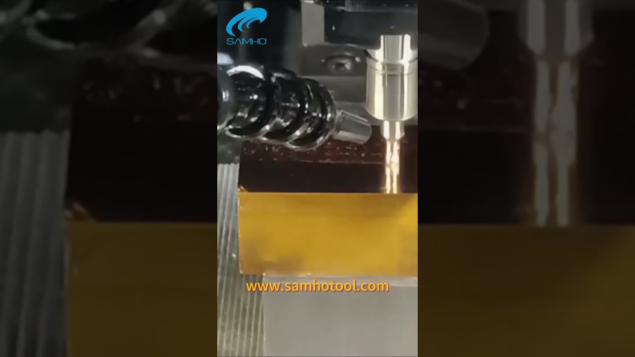 MCD Single Crystal End Mill Mirror Processing of Copper Materials