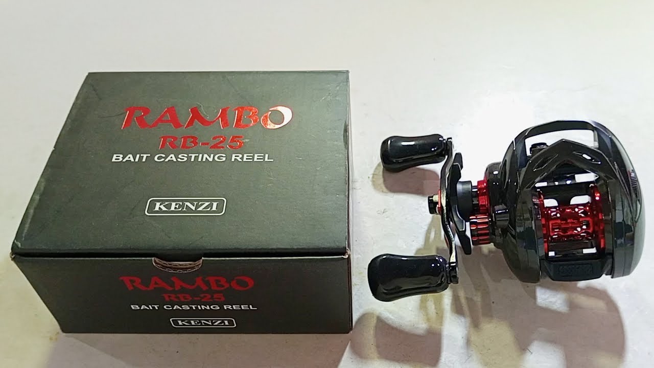 Kenzi Rambo RB-25 Reel BC Murah Kuat Body Carbon Material