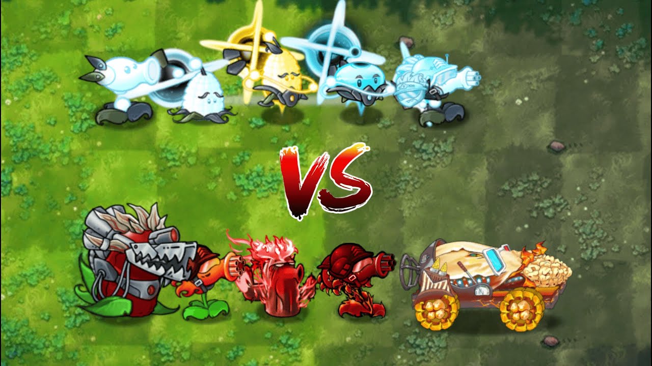 PVZ 1 Fusion Challenge - Team Cherry Vs Team Human - Who Will Wins?