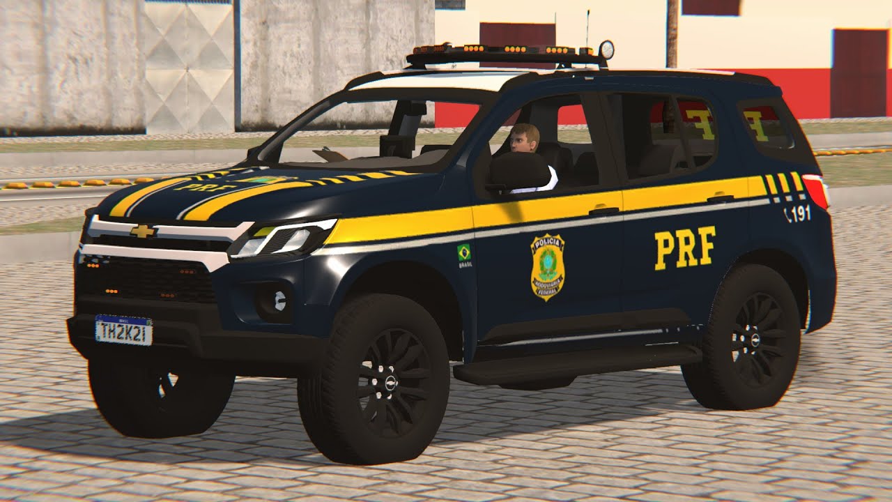 Viatura Chevrolet Trailblazer da PRF c/ Sirene - Proton Bus Simulator