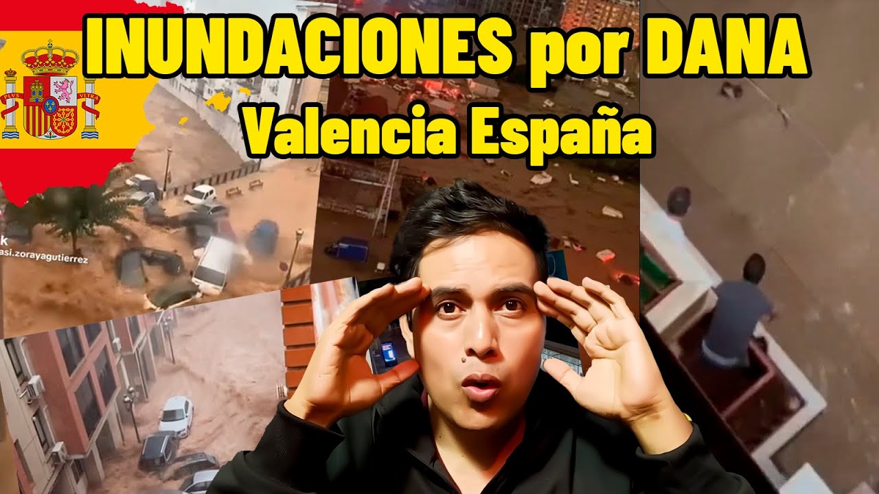 😔ESPAÑA VIVIO uno de LOS PEORES DESASTRES😯 extranjero reacción españa mexicano reacciona a españa
