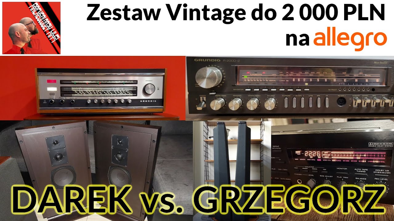 Zestaw Vinteage Hi-Fi do 2000 PLN na allegro  @Archeolodzy Hi-Fi #39 #PRL