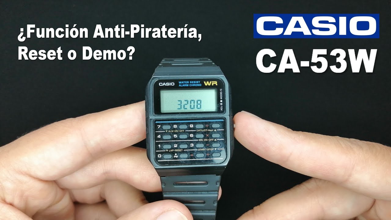 Una Funci&oacute;n Poco Conocida del Retro Reloj CA-53W Calculadora