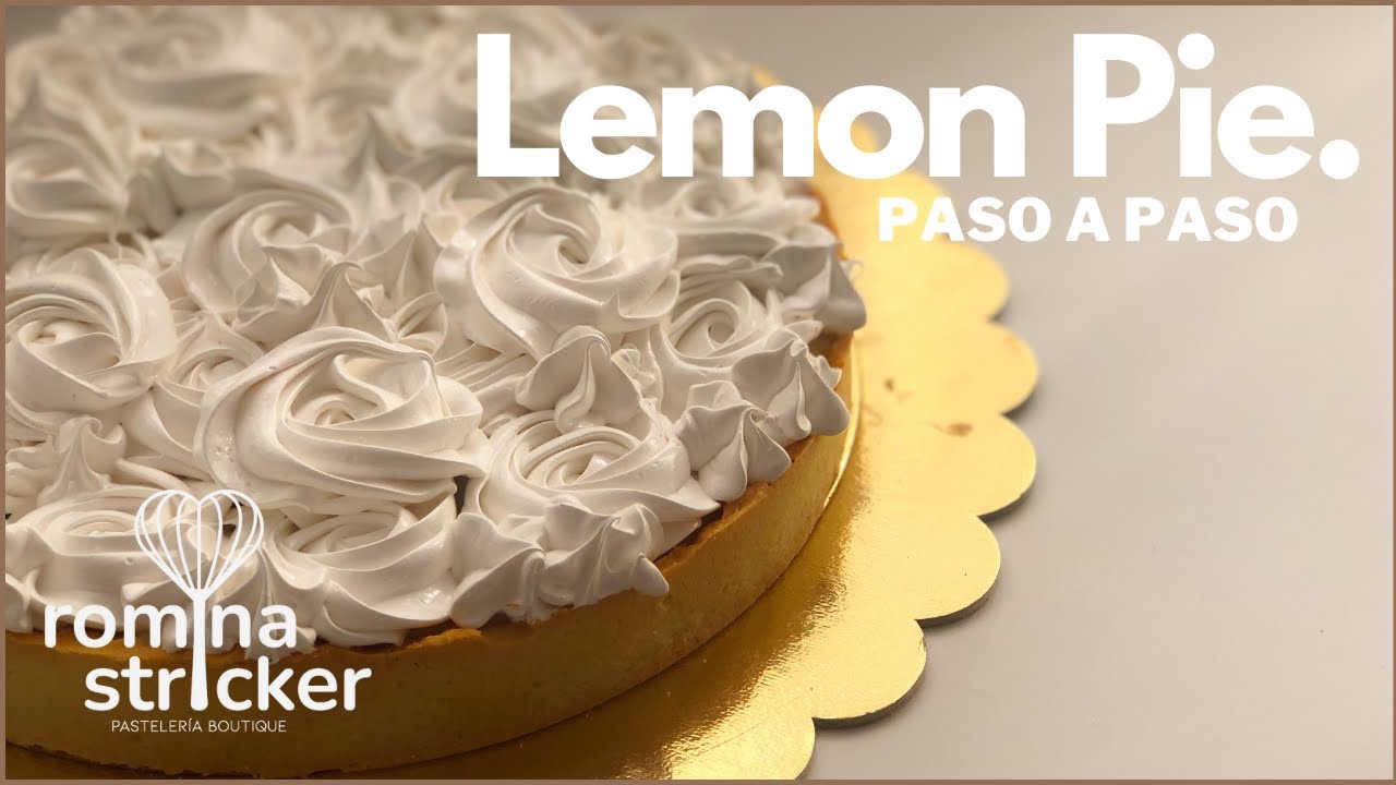 Receta de LEMON PIE 🍋 | PASO A PASO + rosas de merengue