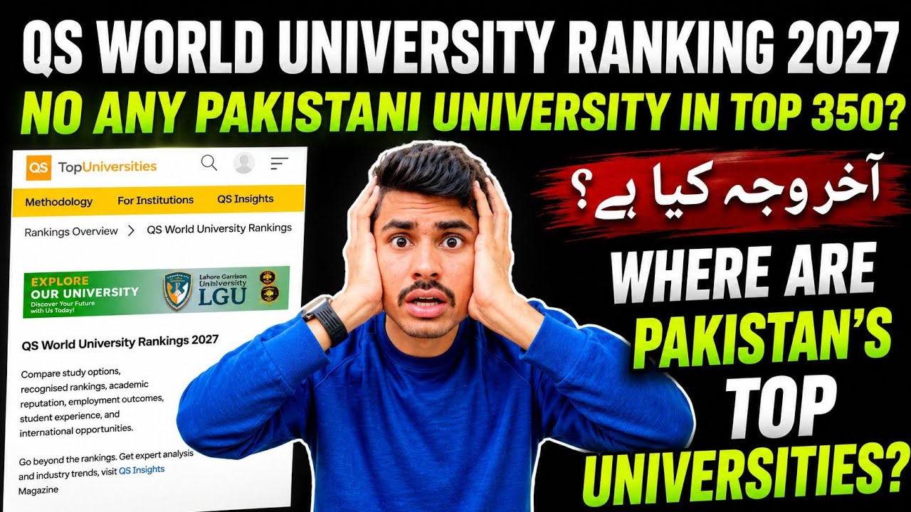 QS World University Ranking 2027 | Pakistan's Top Universities Rankings in World | 