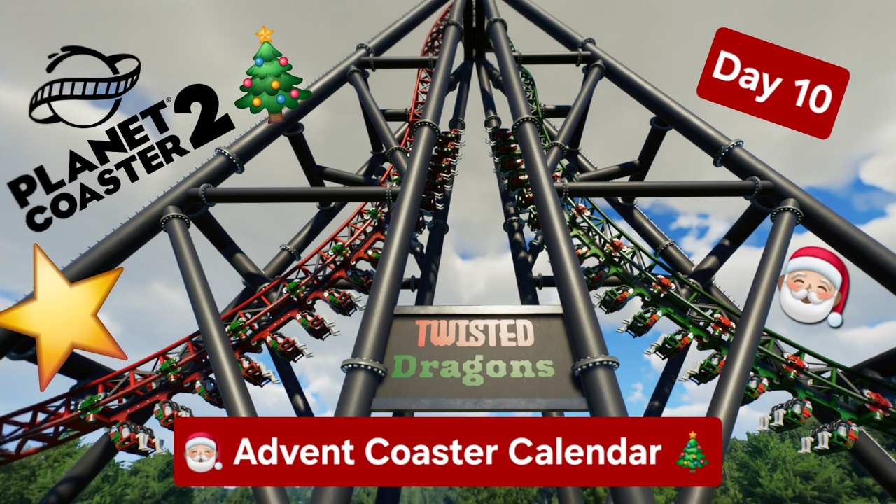 Advent Coaster Calendar: Day 10 | Random Wheel Chooses a Coaster! (Planet Coaster 2)