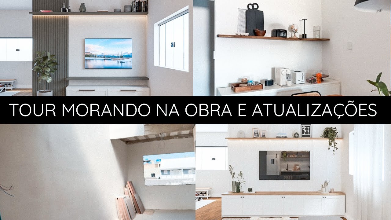 DIARIO DA OBRA - tour morando na obra,mudamos a sala,reboco de gesso finalizado,começamos a elétrica