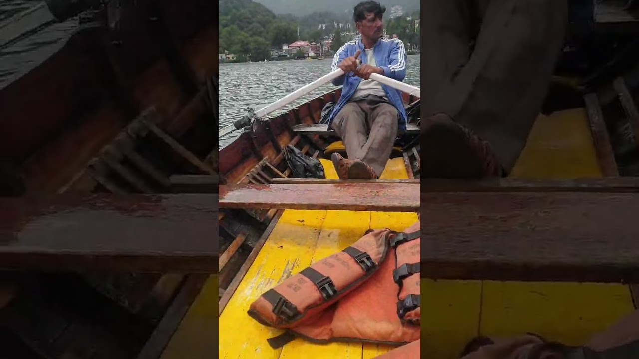 Boat ⛵ ride at naini lake nainital #travel #trending #youtube #shorts #reels #youtuber #song #new