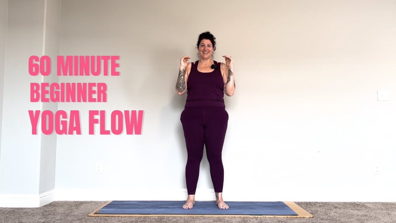 60 minute beginner yoga flow.