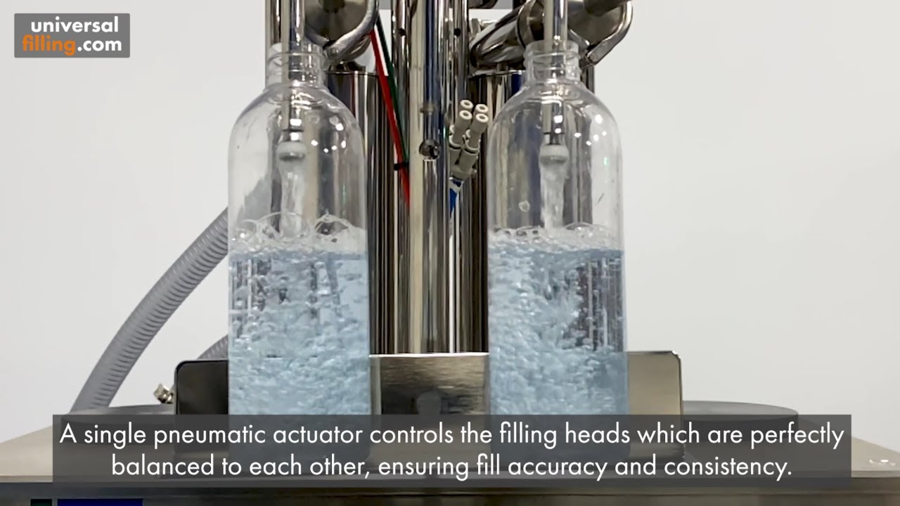 Twin-Head Filling Machine - Posifill V Twin - Universal Filling Machine Company 2025