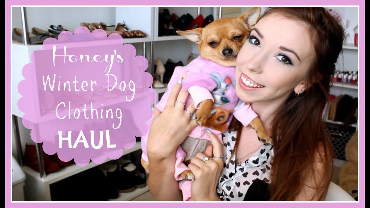 Winter Dog Clothing Haul ♡ Honey