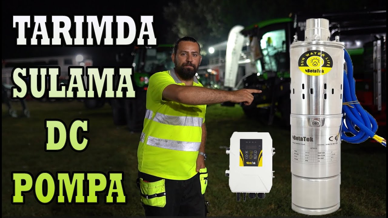 Edirne Güneş Enerjisi DC POMPA Edirne Tarım Fuarın Gelemeyenlere ÖZEL