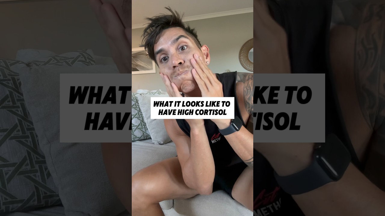 What it looks like to have HIGH Cortisol 👀 #cortisol #health #shorts