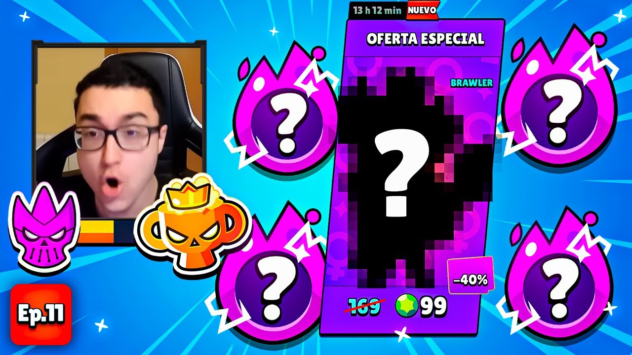 COMPRO un BRAWLER ÉPICO con GEMAS y lo MAXEO para SUBIR a LEGENDARIO | De BRONCE a PRO Ep.11