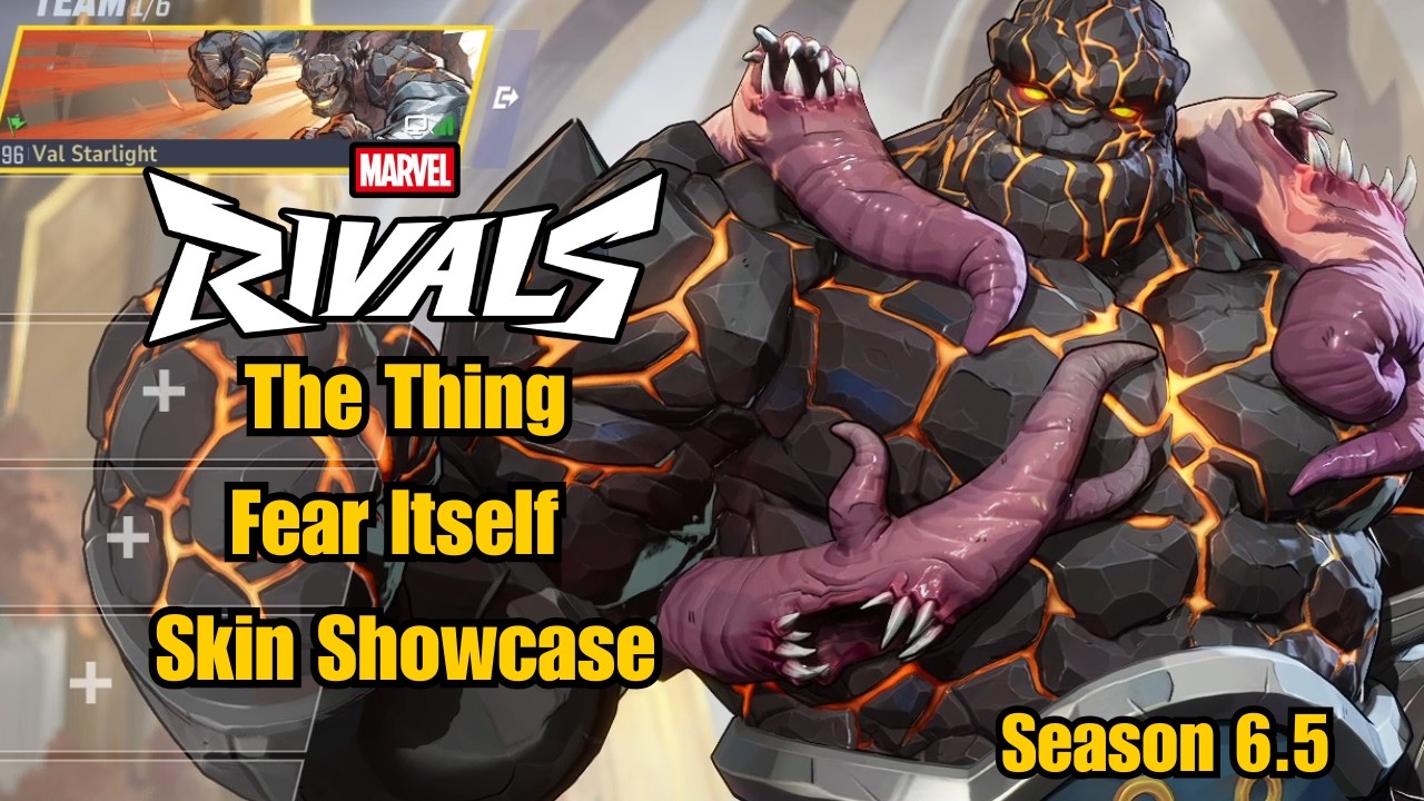 The Thing | Fear Itself Skin Showcase | Marvel Rivals Gameplay Season 6.5