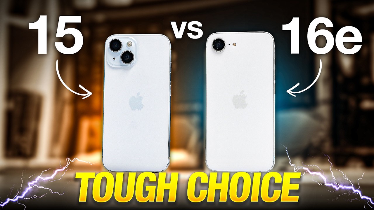 iPhone 15 VS iPhone 16E | Tough Choice