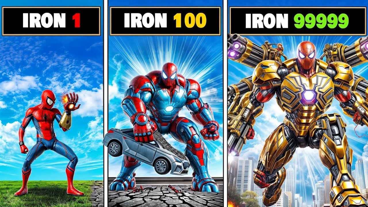 SPIDERMAN Upgrades with Every Jump in GTA 5