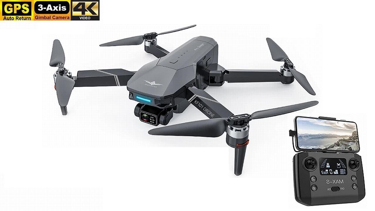 KF101 MAX-S 3-Axis Gimbal 4K-Video Long Range Drone &ndash; Just Released !
