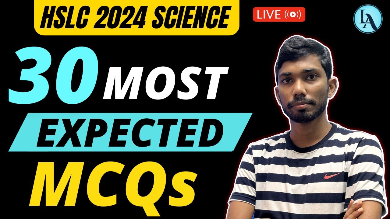 Most Expected MCQs for HSLC 2024 SCIENCE | HSLC 2024 Science Common MCQ | Let's Approach | LIVE