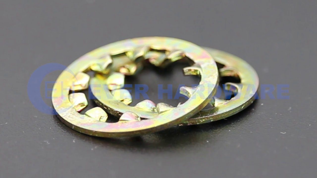 Brass Internal Tooth Washer Star Locking Gasket Connectors Metal Plain Shakeproof Lock Fasteners by