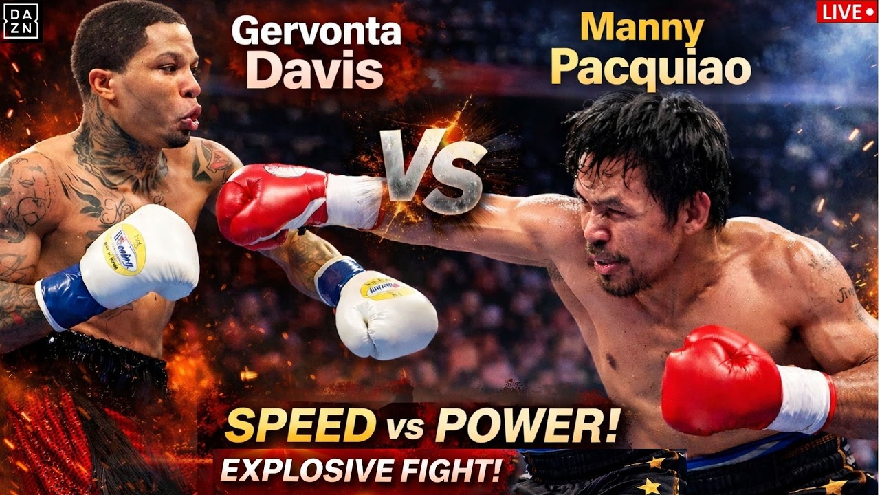 FULL Fantasy Fight: Pacquiao vs Tank Davis 🔥 Legendary Speed Meets Knockout Power