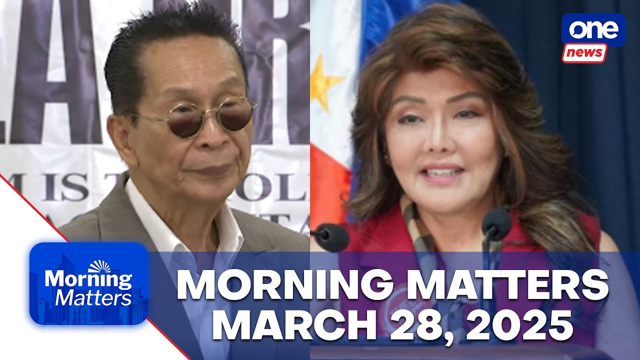 Panelo challenges Sen. Imee to file impeachment complaint vs. PBBM | Morning Matters Supercut