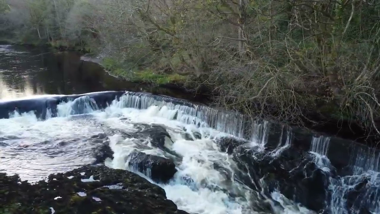 Falls on the River Gryffe,  Bridge of Weir, Renfrewshire