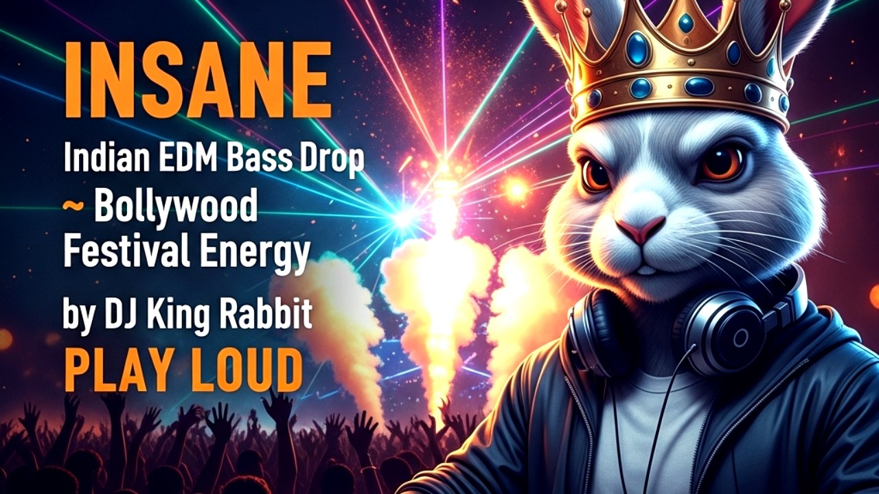 💣 INSANE Indian EDM Bass Drop 🇮🇳 | Bollywood Festival Energy by DJ King Rabbit | PLAY LOUD!