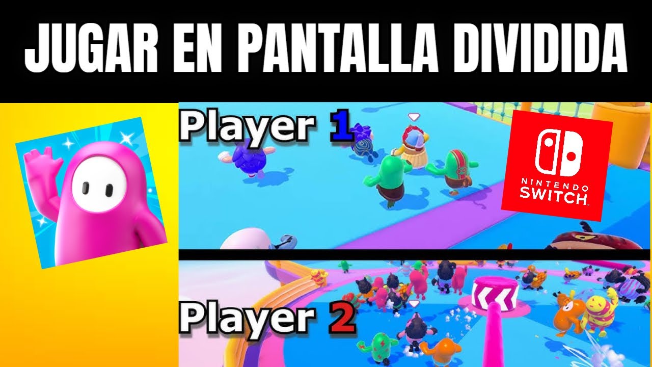 &iquest;Se Puede Jugar Fall Guys en Pantalla Dividida en Nintendo Switch?