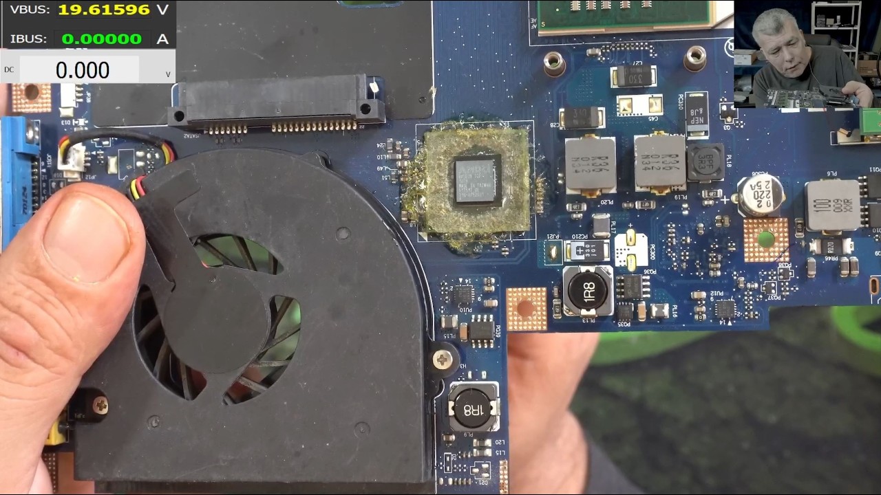 Naprawa układu GPU/IC laptopa eMachines E430, ścieżka pamięci