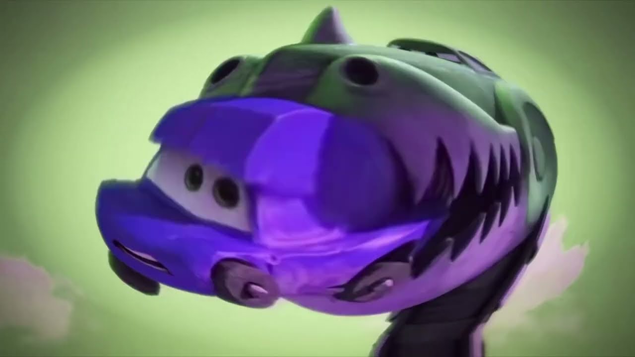 “Robotic Dragon Bites Mcqueen and Throws It Away! 😱🐉” Klasky Csupo 2001 Effects