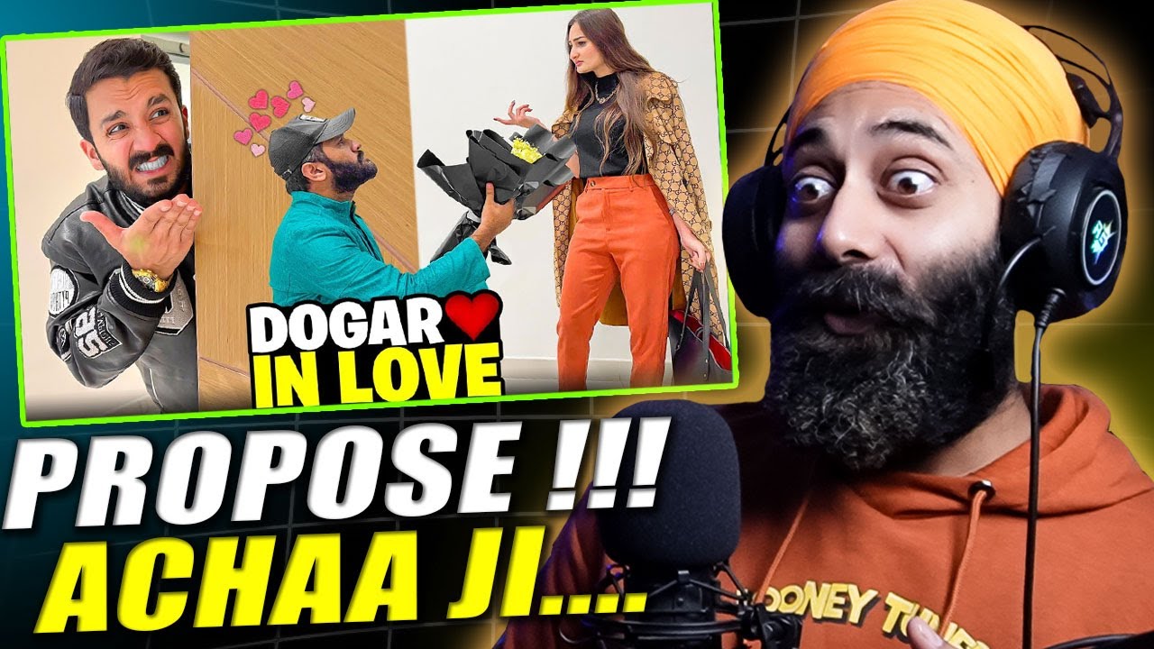 Dogar proposed a girl on Dubai AirPort | PunjabiReel TV Extra