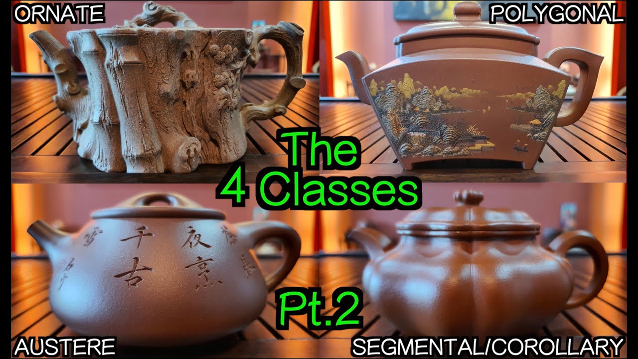The 4 Shape-Classes of ZiSha Teapot Art, Part 2. 紫砂壶型四大分类(二)   www.realzisha.com