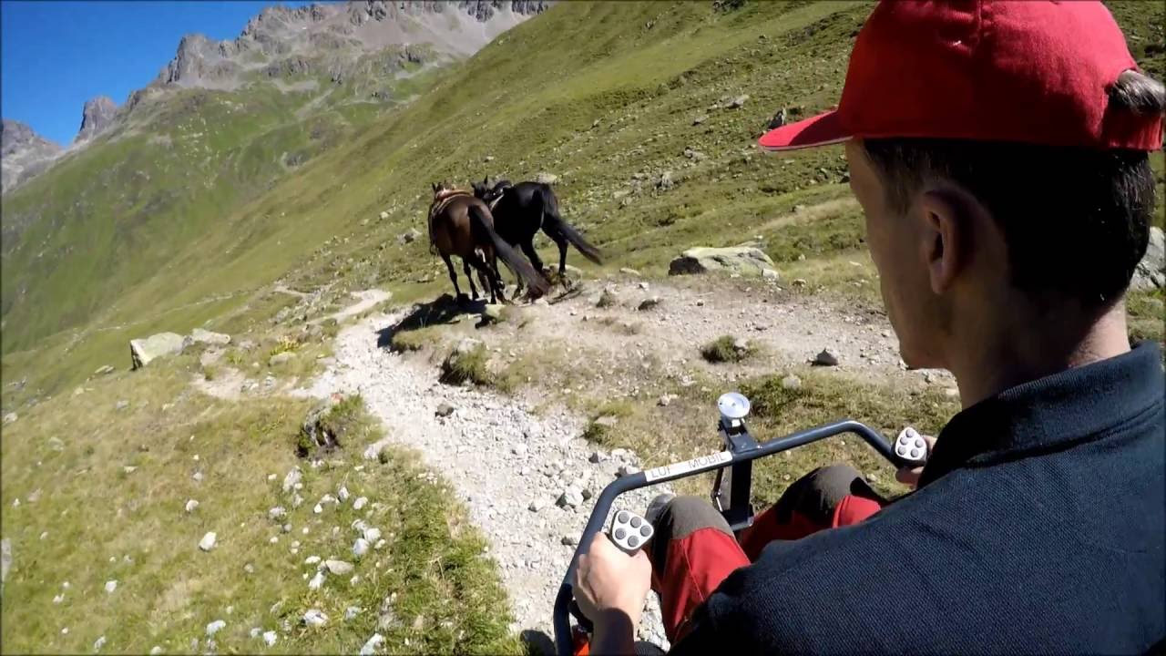 LUF Mobil crossing the alps