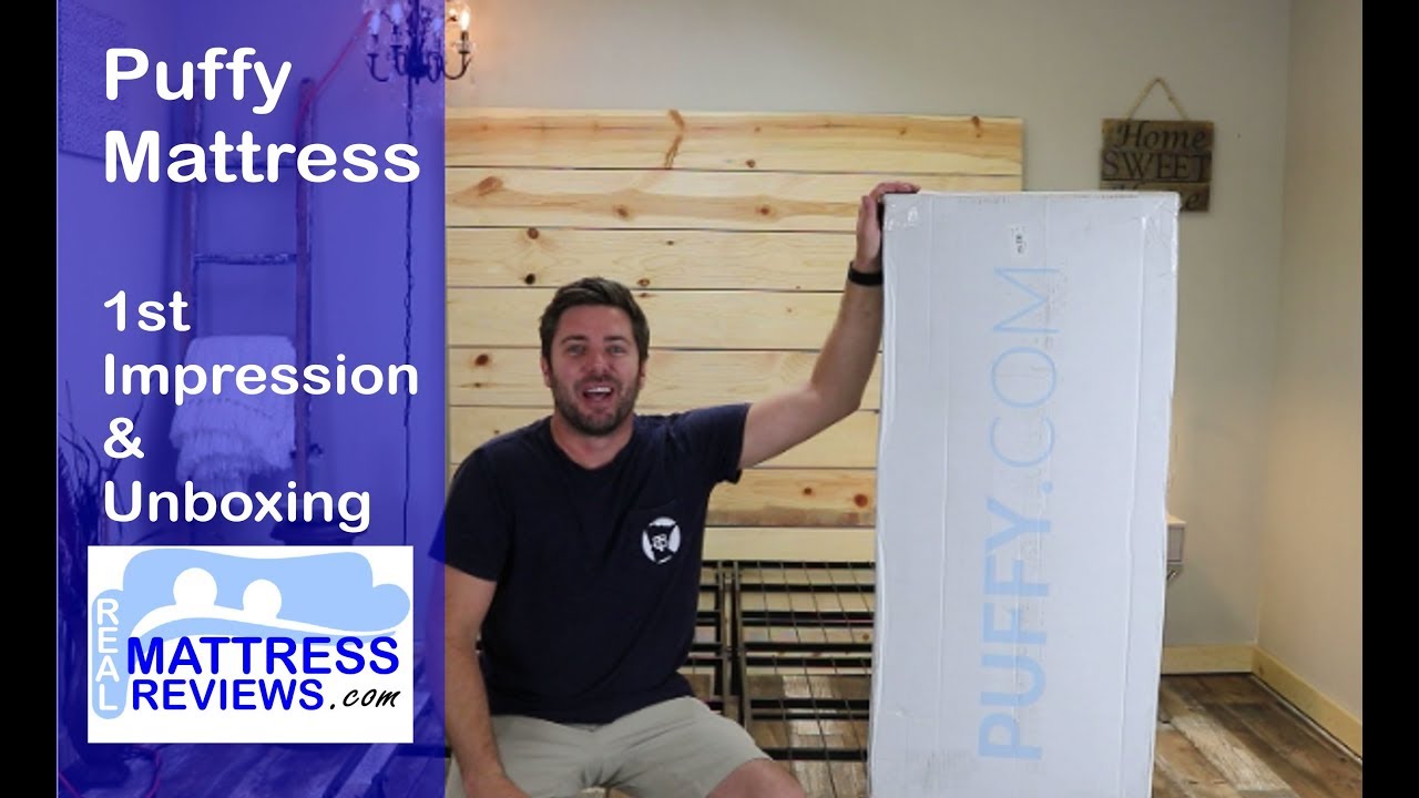 Puffy Mattress 1st Impression & Unboxing | Puffy | Puffy Bed Review
