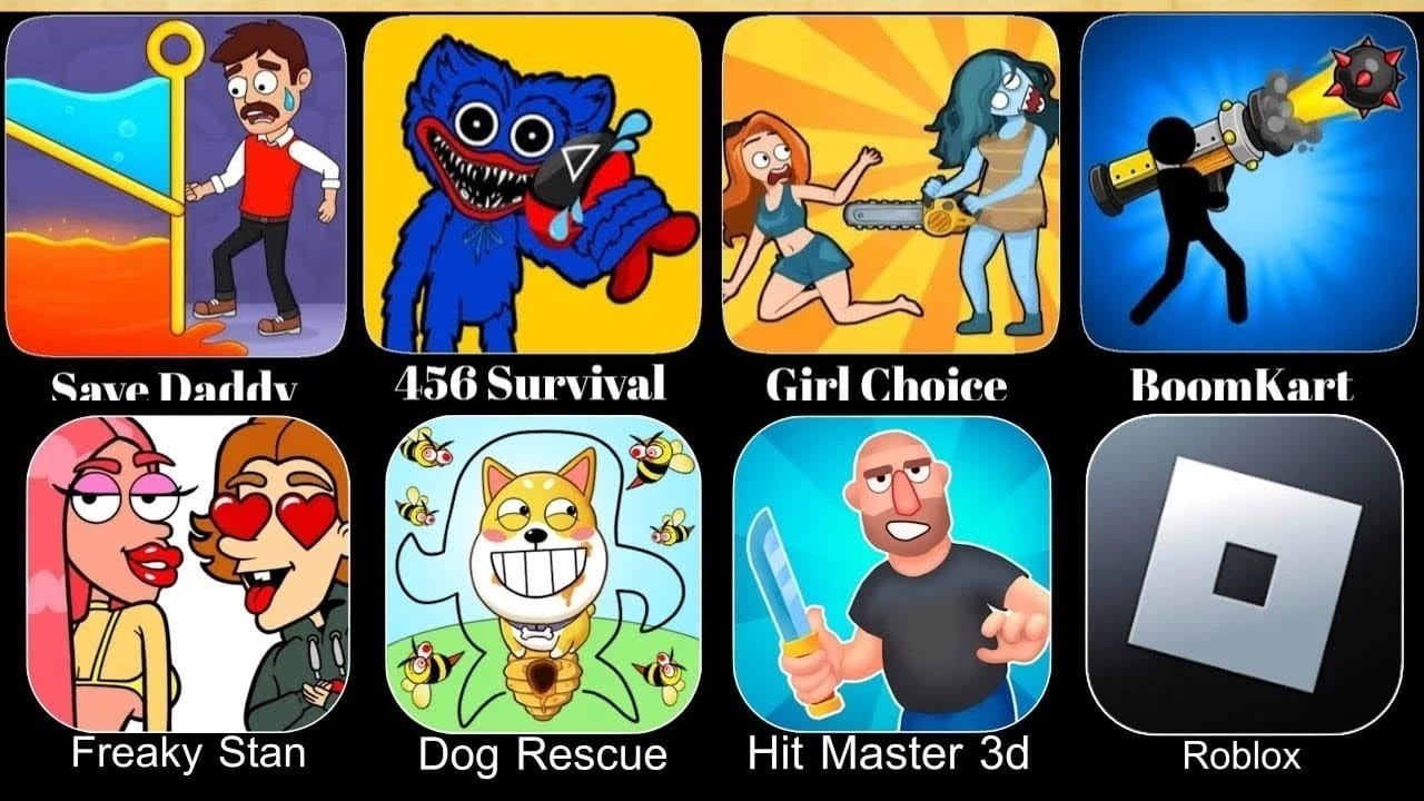 Help Me Tricky Puzzle, Minecraft, Draw To Smash,Grimace Monster Scary Survival,Freaky Stan