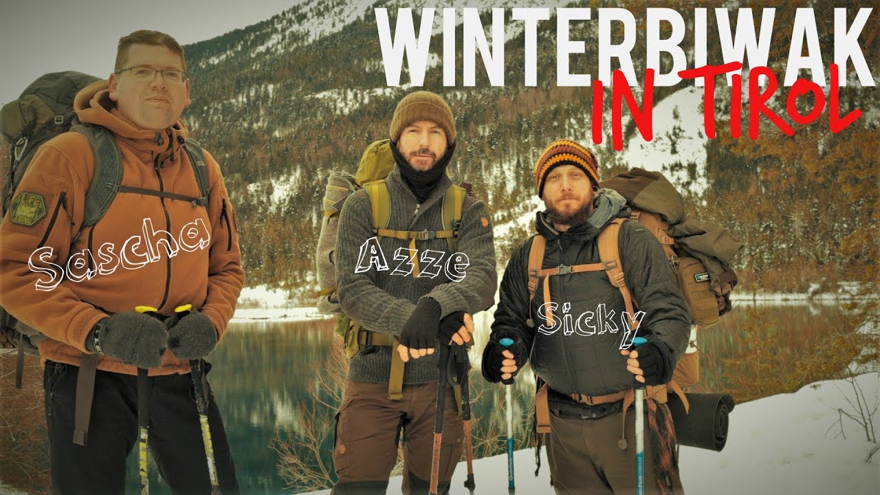 Winterbiwak im Schnee | Microabenteuer Overnighter Bushcraft