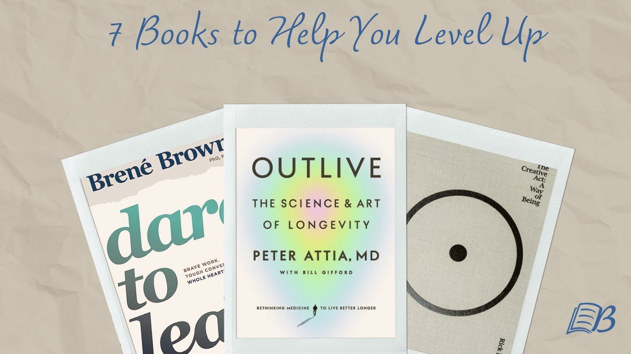 7 BOOKS TO HELP YOU LEVEL UP YOUR LIFE | nonfiction book, Stoic, Finance, Leadership, Health books