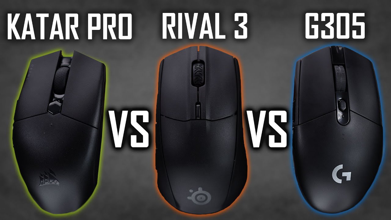 Best Wireless Gaming Mice UNDER $50! Rival 3 Vs Katar Pro Vs G305